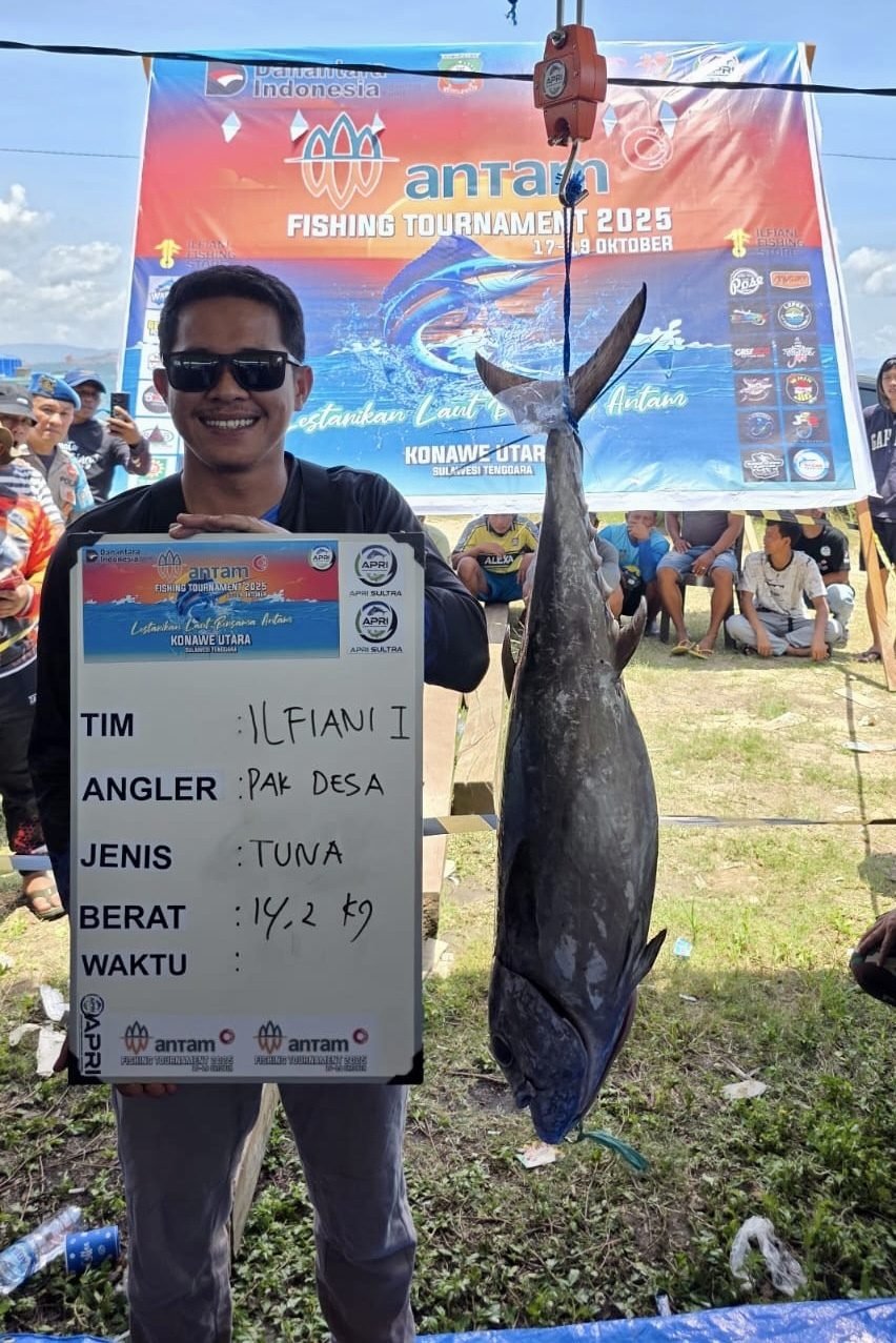 ANTAM Fishing Tournament 2025 Berlangsung Sukses