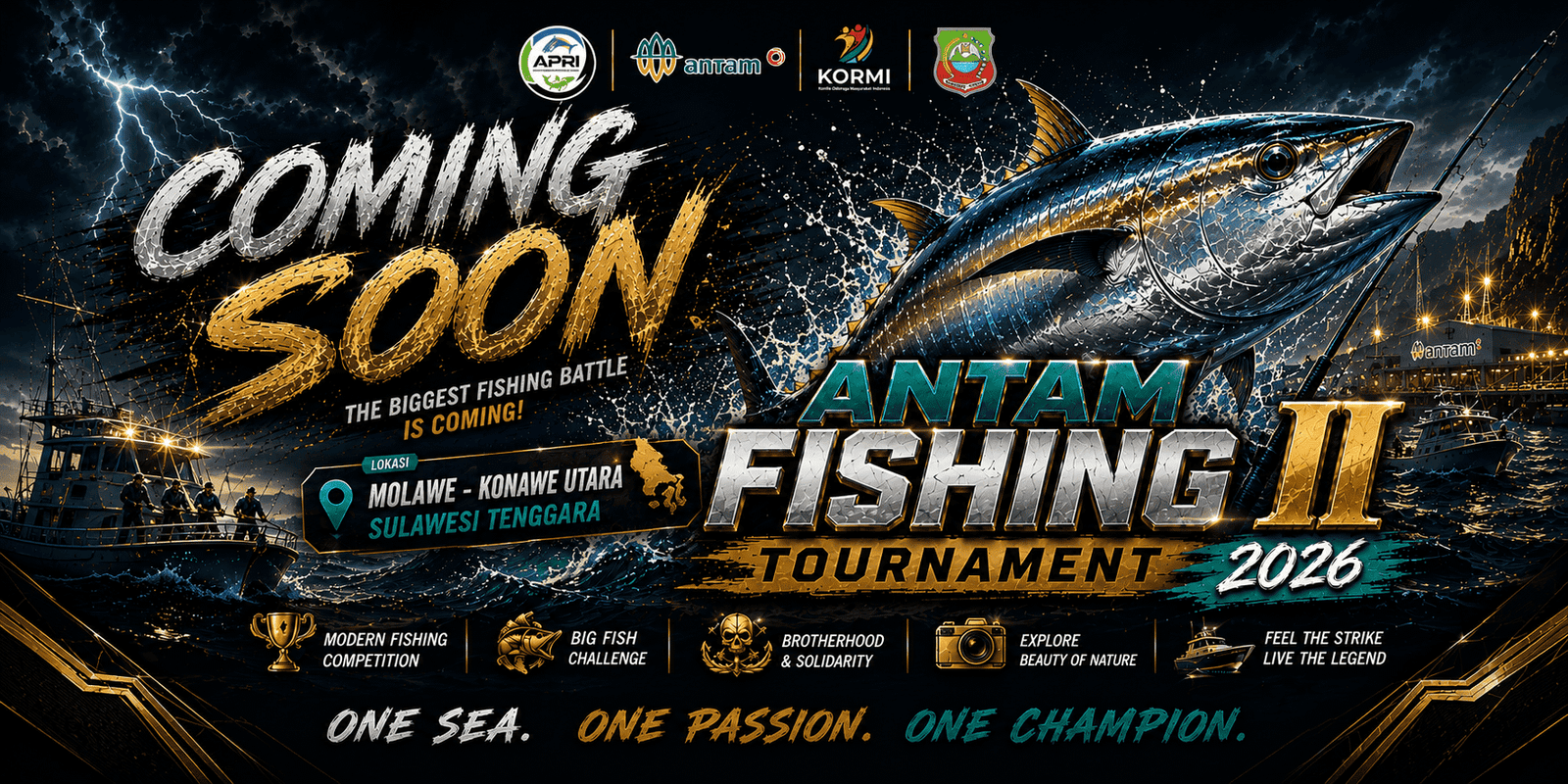 APRI Konawe Utara Siap Gelar Antam Fishing Tournament II 2026